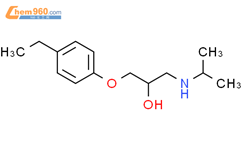 1-(4-ethylphenoxy)-3-(propan-2-ylamino)propan-2-ol结构式图片|104359-10-6结构式图片
