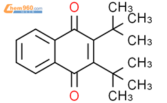 2,3-双（1,1-二甲基乙基）-1,4-萘二酮结构式图片|104582-10-7结构式图片