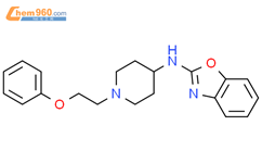 2-Benzoxazolamine, N-[1-(2-phenoxyethyl)-4-piperidinyl]-结构式图片|104606-06-6结构式图片