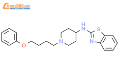 2-Benzothiazolamine, N-[1-(4-phenoxybutyl)-4-piperidinyl]-结构式图片|104606-72-6结构式图片