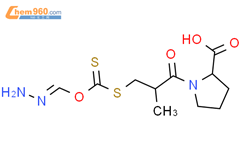 L-Proline,1-[3-[[(aminoiminomethoxy)thioxomethyl]thio]-2-methyl-1-oxopropyl]-,(S)-结构式图片|104616-25-3结构式图片
