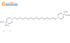 4,4'-Hexadecamethylenebis[1,1-dimethylpiperaziniumiodide] (6CI,7CI)结构式图片|104623-96-3结构式图片