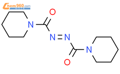 偶氮二甲酰二哌啶结构式图片|10465-81-3结构式图片