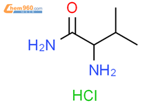 DL-缬氨酸 盐酸盐结构式图片|10466-55-4结构式图片