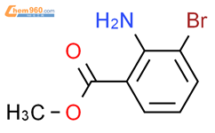 3-溴邻氨基苯甲酸甲酯结构式图片|104670-74-8结构式图片
