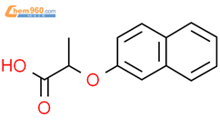 丙酸,2-(2-萘氧基)-结构式图片|10470-82-3结构式图片