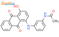 Acetamide, N-[3-[(9,10-dihydro-4-hydroxy-9,10-dioxo-1-anthracenyl)amino]phenyl]-结构式图片|104848-01-3结构式图片