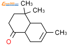 1(2H)-Naphthalenone, 3,4,4a,5,8,8a-hexahydro-4,4,6-trimethyl-, trans-结构式图片|104849-82-3结构式图片