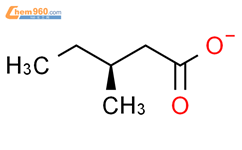 3-甲基戊酸结构式图片|105-43-1结构式图片