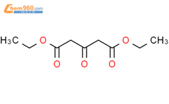 丙酮二羧酸二乙酯结构式图片|105-50-0结构式图片
