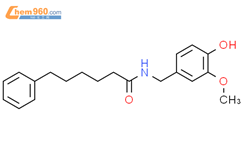 苯己酰胺，N-[（4-羟基-3-甲氧基苯基）甲基]-结构式图片|105026-88-8结构式图片