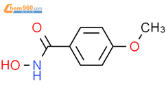 N-羟基-4-甲氧基苯甲酰胺结构式图片|10507-69-4结构式图片