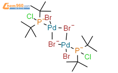 二溴(氯二叔丁基膦)钯二聚体结构式图片|1051923-88-6结构式图片