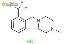 1-​甲基-​4-​[[2-​(三氟甲基)​苯基]​甲基]​​-哌嗪 盐酸盐结构式图片|1052513-72-0结构式图片
