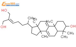 灵芝酮三醇结构式图片|105300-28-5结构式图片