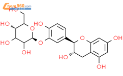 （+）-儿茶素3'-O-β-D-吡喃葡萄糖苷结构式图片|105330-51-6结构式图片