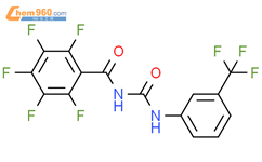 Benzamide, 2,3,4,5,6-pentafluoro-N-[[[3-(trifluoromethyl)phenyl]amino]carbonyl]-结构式图片|105353-57-9结构式图片