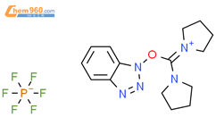 O-(苯并三唑-1-基)-N,N,N',N'-二吡咯基脲六氟磷酸酯结构式图片|105379-24-6结构式图片