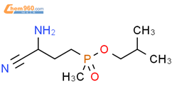 (3-​氨基-​3-​氰丙基)​甲基-次膦酸 2-​甲基丙基酯结构式图片|105495-39-4结构式图片