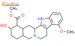 育亨班-16-羧酸，17-羟基-9-甲氧基-，甲酯，（3b，16b，17b，20a）-结构式图片|1055-75-0结构式图片