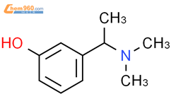 3-[1-(二甲基氨基)乙基]苯酚结构式图片|105601-04-5结构式图片