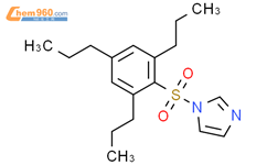 1H-Imidazole, 1-[(2,4,6-tripropylphenyl)sulfonyl]-结构式图片|105613-82-9结构式图片