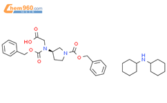 N-cyclohexylcyclohexanamine;2-[phenylmethoxycarbonyl-[(3R)-1-phenylmethoxycarbonylpyrrolidin-3-yl]amino]acetic acid