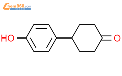 4-(4-羟基苯基)环己酮结构式图片|105640-07-1结构式图片