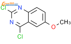 2,4-二氯-6-甲氧基喹唑啉结构式图片|105763-77-7结构式图片