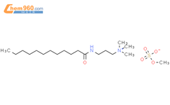 丙基三甲基铵硫酸甲酯盐(3-月桂酰胺基)结构式图片|10595-49-0结构式图片