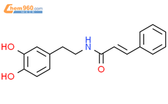 N-[2-(3,4-dihydroxyphenyl)ethyl]-3-phenylprop-2-enamide结构式图片|105954-99-2结构式图片
