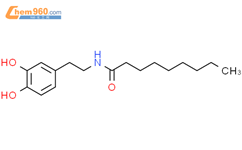 壬酰胺，N-[2-（3,4-二羟基苯基）乙基]-结构式图片|105955-08-6结构式图片