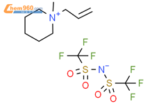 N-烯丙基-N-甲基哌啶双(三氟甲烷磺酰)亚胺盐结构式图片|1059624-26-8结构式图片