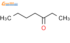 3-庚酮结构式图片|106-35-4结构式图片