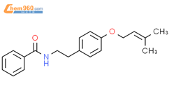 Benzamide, N-[2-[4-[(3-methyl-2-butenyl)oxy]phenyl]ethyl]-结构式图片|106055-13-4结构式图片