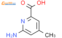 6-amino-4-methylpyridine-2-carboxylic acid结构式图片|1060804-80-9结构式图片