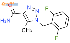 1H-1,2,3-Triazole-4-carboxamide,1-[(2,6-difluorophenyl)methyl]-5-methyl-