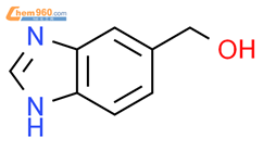 1H-苯并咪唑-5-甲醇结构式图片|106429-29-2结构式图片