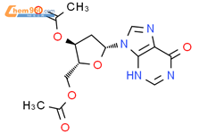 3-5-二-o-乙酰基-2-脱氧肌苷结构式图片|106568-79-0结构式图片