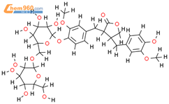 罗汉松树脂酚-4'-O-Beta-龙胆二糖苷结构式图片|106647-14-7结构式图片
