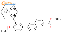 6-[3-(1-金刚烷基)-4-甲氧基苯基]-2-萘甲酸甲酯结构式图片|106685-41-0结构式图片