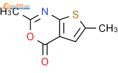 4H-Thieno[2,3-d][1,3]oxazin-4-one, 2,6-dimethyl-结构式图片|106850-09-3结构式图片