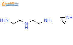 1,2-Ethanediamine, N-(2-aminoethyl)-, polymer with aziridine结构式图片|106899-94-9结构式图片
