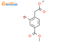 Methyl 3-bromo-4-(2-methoxy-2-oxoethyl)benzoate结构式图片|1069114-91-5结构式图片
