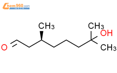 羟基香茅醛结构式图片|107-75-5结构式图片