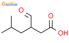 3-甲酰基-5-甲基-己酸结构式图片|1071516-10-3结构式图片