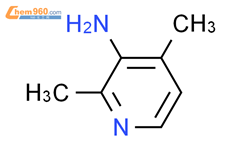 2,4-二甲基-3-氨基吡啶结构式图片|1073-21-8结构式图片