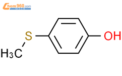 4-(甲硫基)苯酚结构式图片|1073-72-9结构式图片