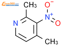 2,4-二甲基-3-硝基吡啶结构式图片|1074-76-6结构式图片