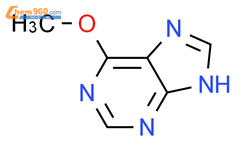 6-甲氧基嘌呤半水合物结构式图片|1074-89-1结构式图片